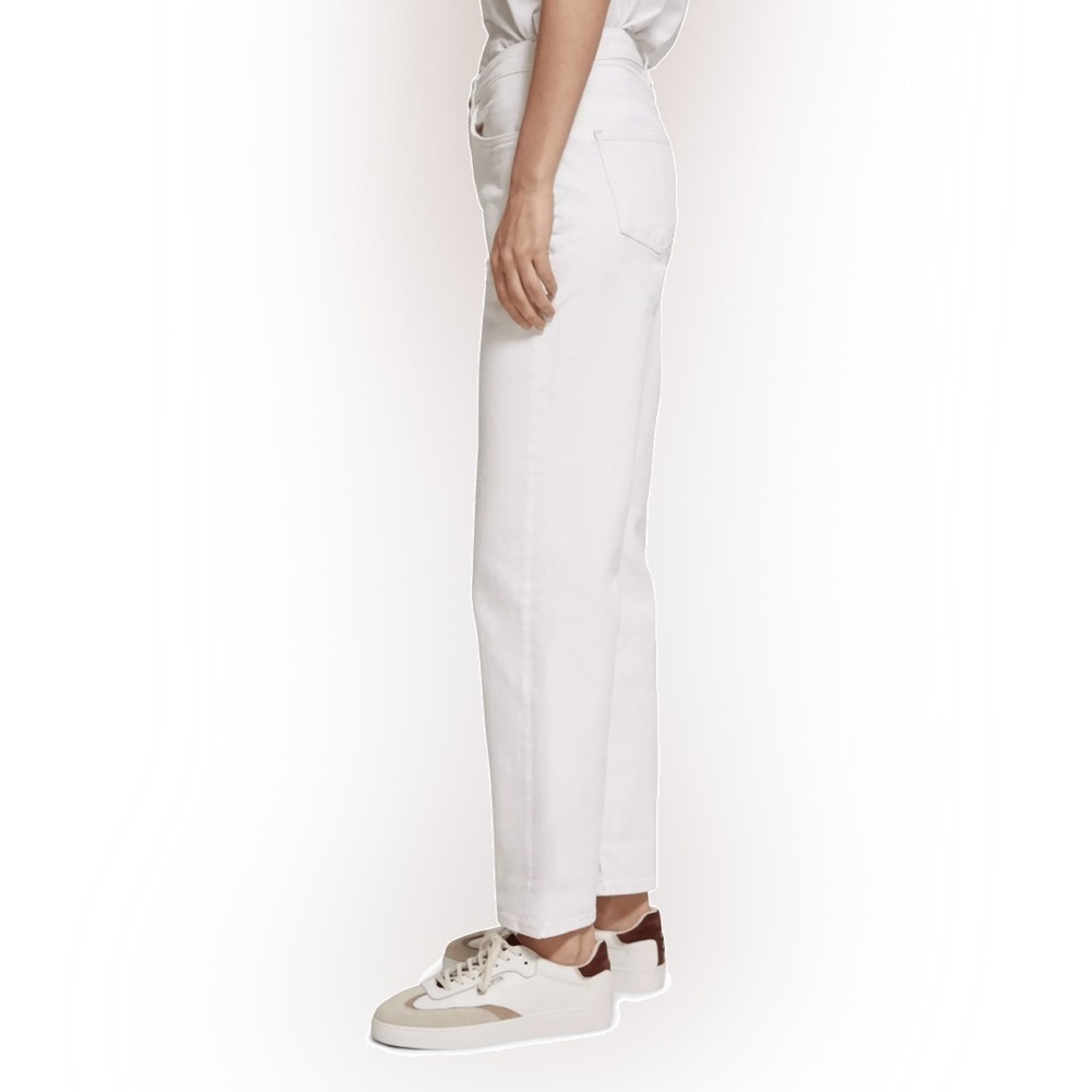 NWT Scotch & Soda High Rise Slim White Denim